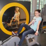 "Leibniz geht nach draußen" - 7b im Dynamikum - 22.5.13