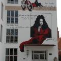 Leibniz in neuem Gewand - Fassadengestaltung durch Marie Gouil 7/2013